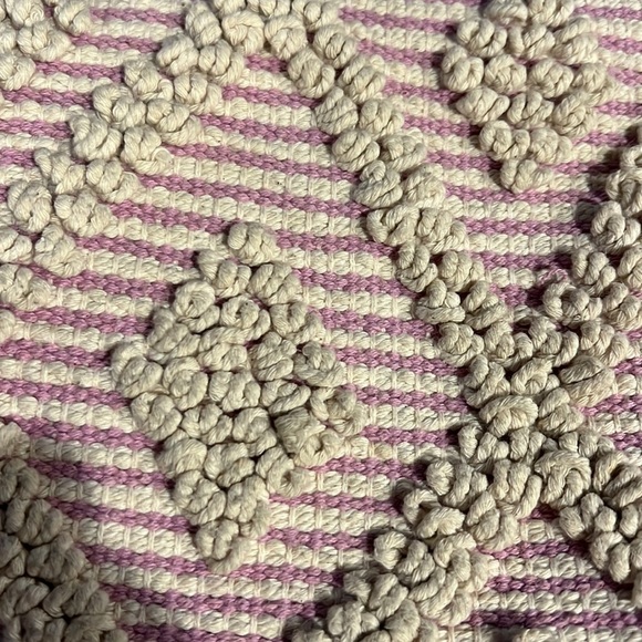 𝅺CLOTH Hobo Tote Bag with fringe and woven fabric - Picture 9 of 10